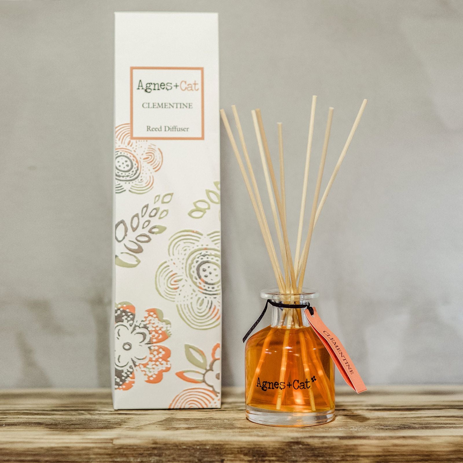 Agnes + Cat 140ml Reed Diffuser – Clementine