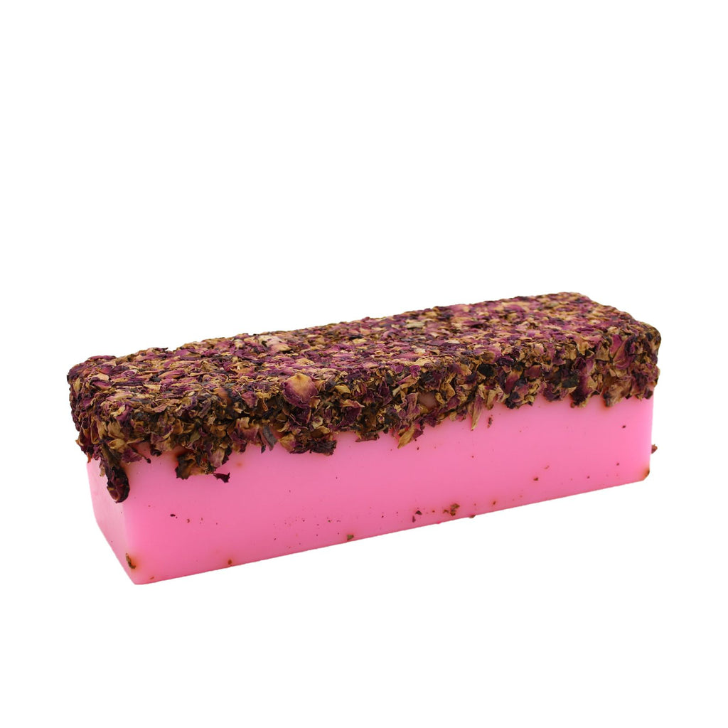 Rose & Rose Petals Soap Loaf