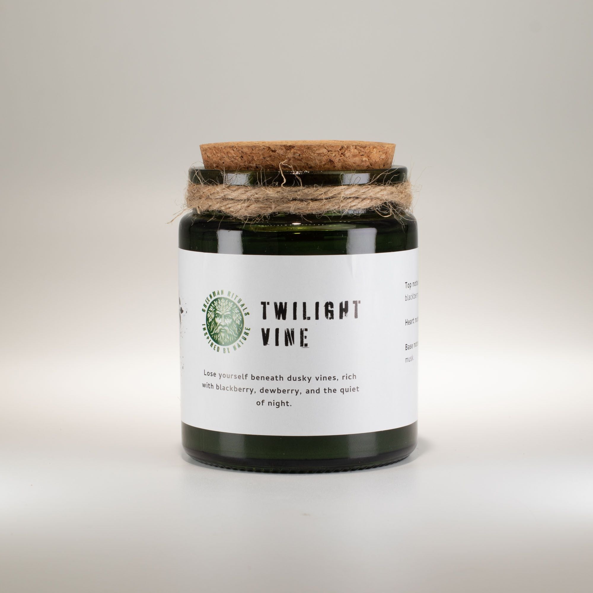 Greenman Woodwick Soy Candle – Twilight Vine