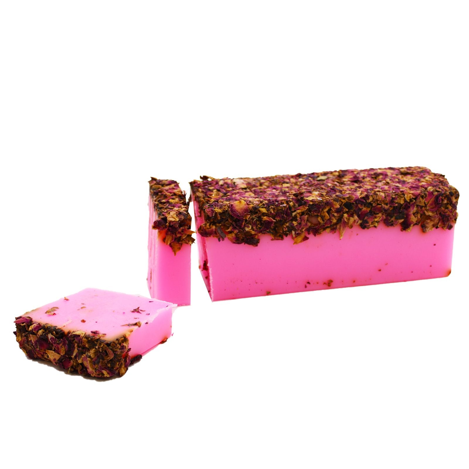 Rose & Rose Petals Soap Loaf