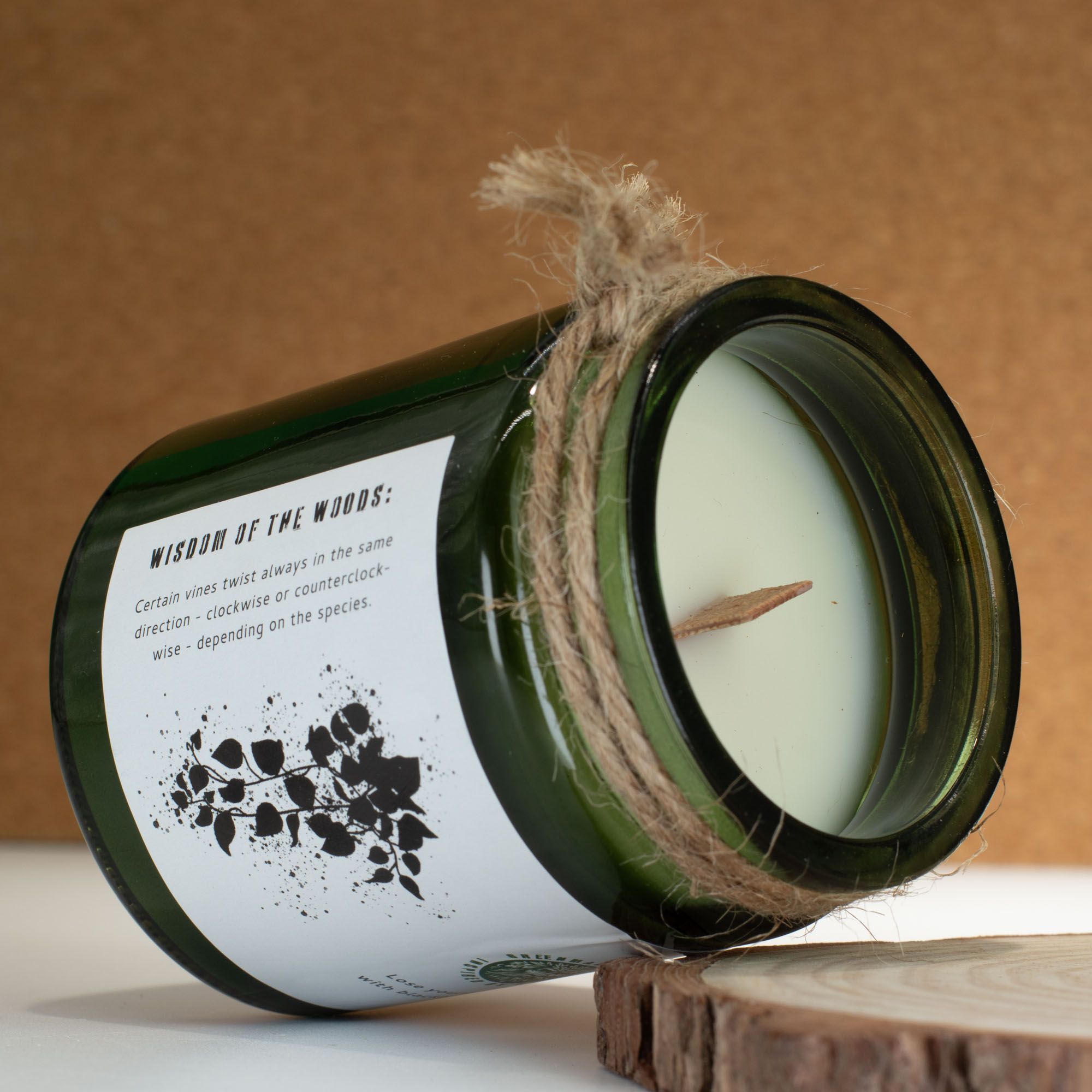 Greenman Woodwick Soy Candle – Twilight Vine