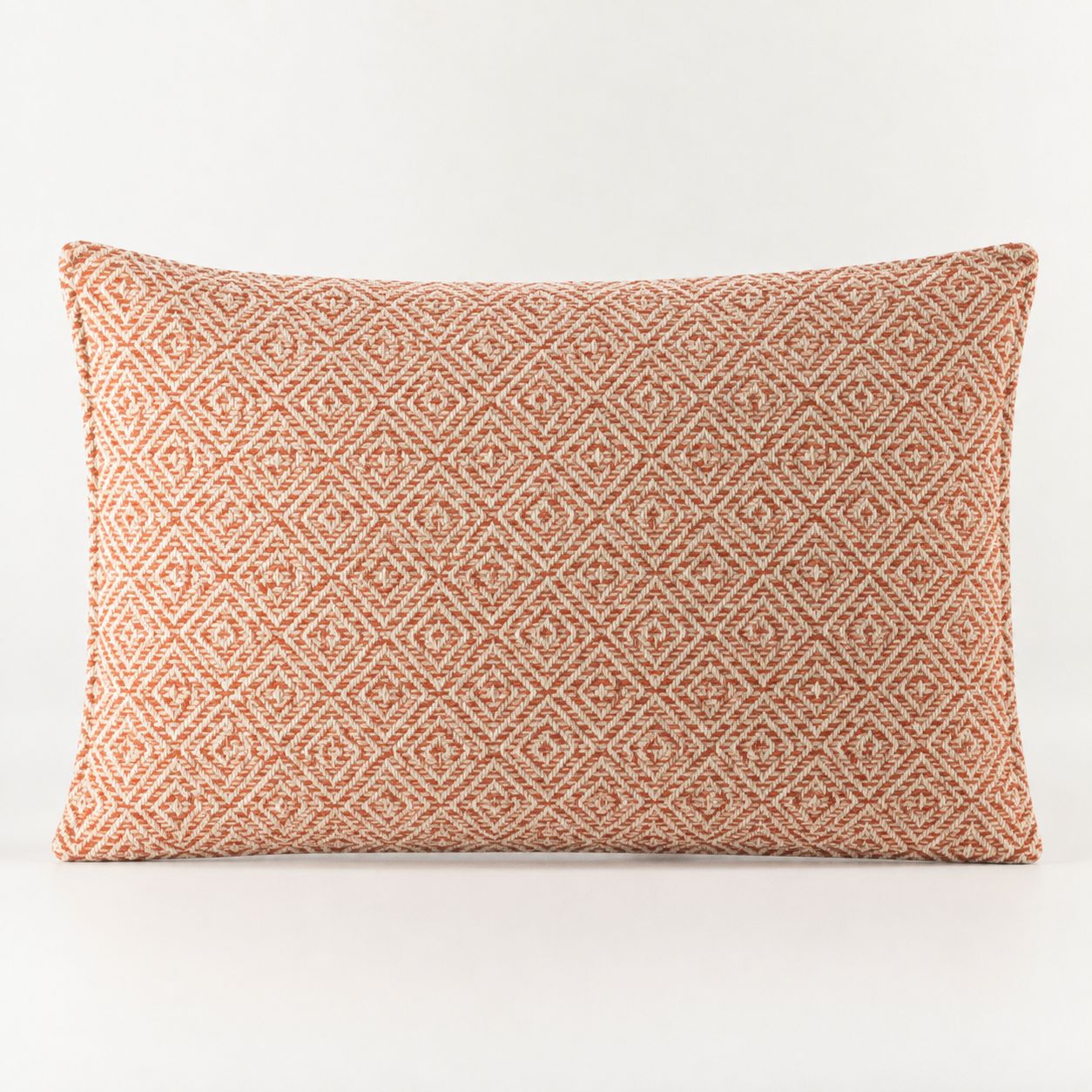 Classic Cushion Cover - Burgundy Squares - 30x50cm - Lumber Style