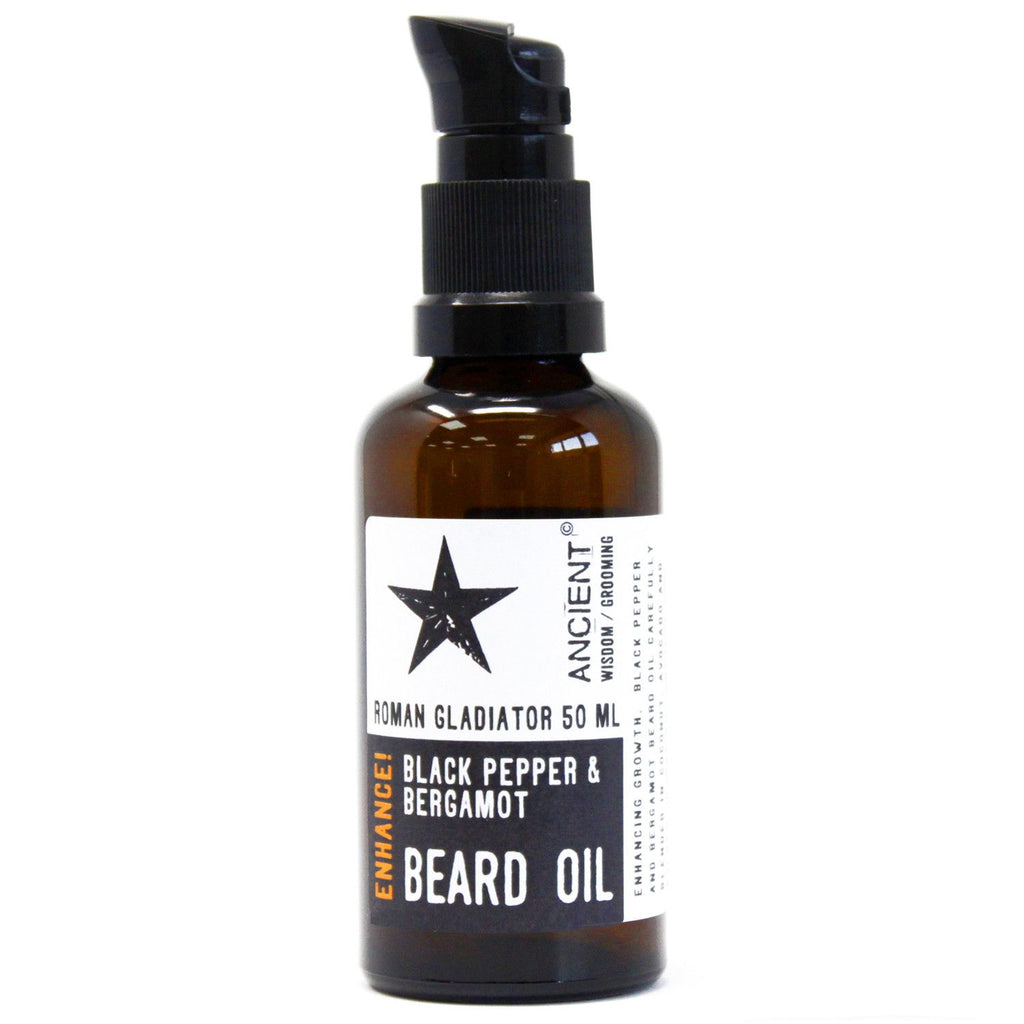 Roman Gladiator Beard Oil – Enhance – 50ml