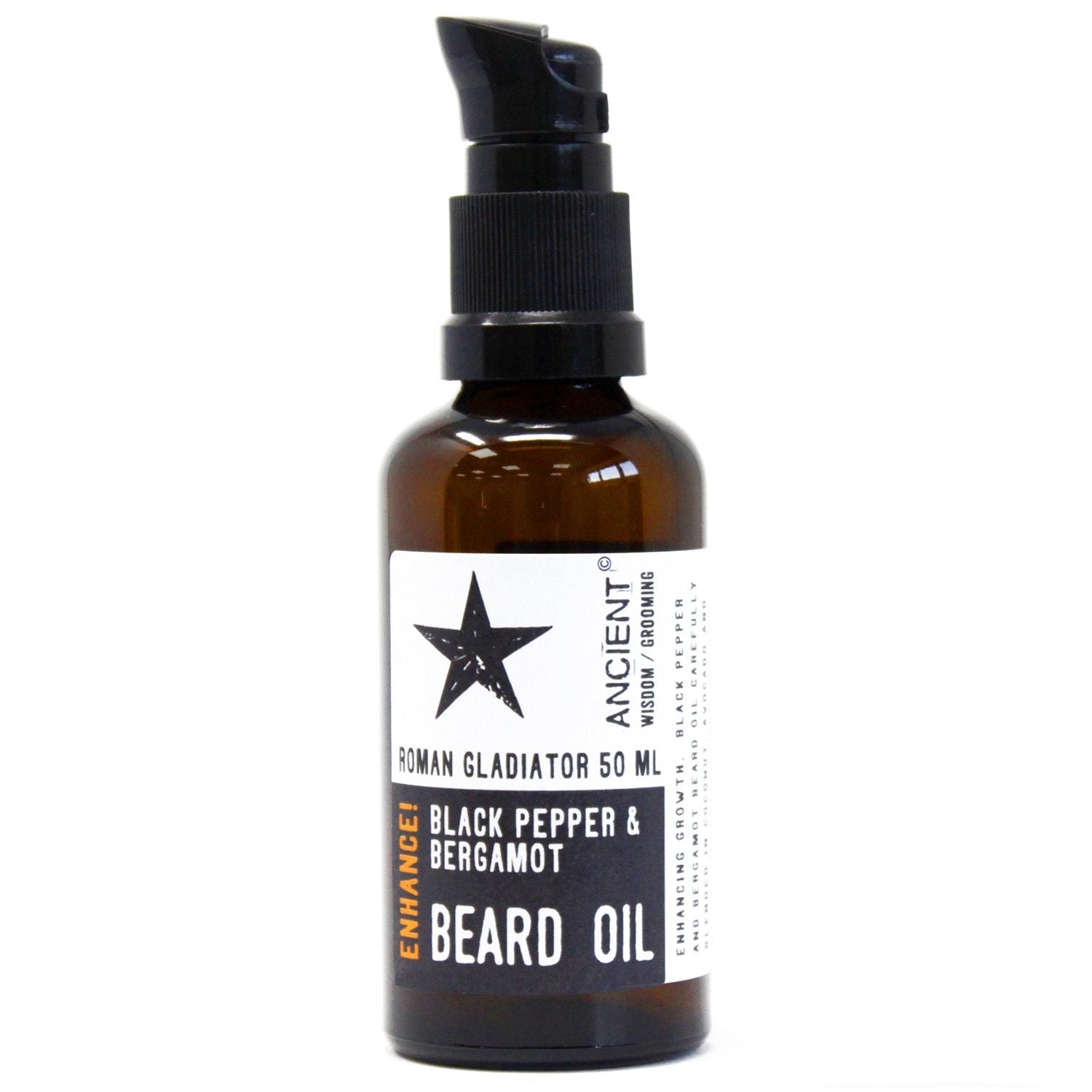 Roman Gladiator Beard Oil – Enhance – 50ml