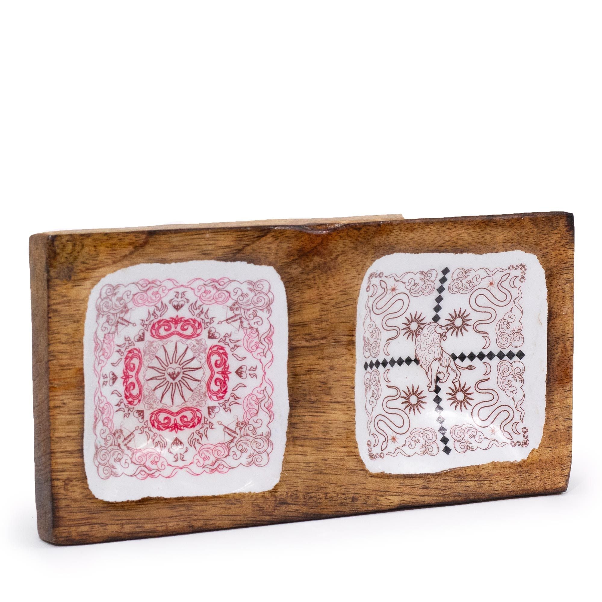 Hop Hare Enamelled Double Trinket Tray - Cupid & Lion