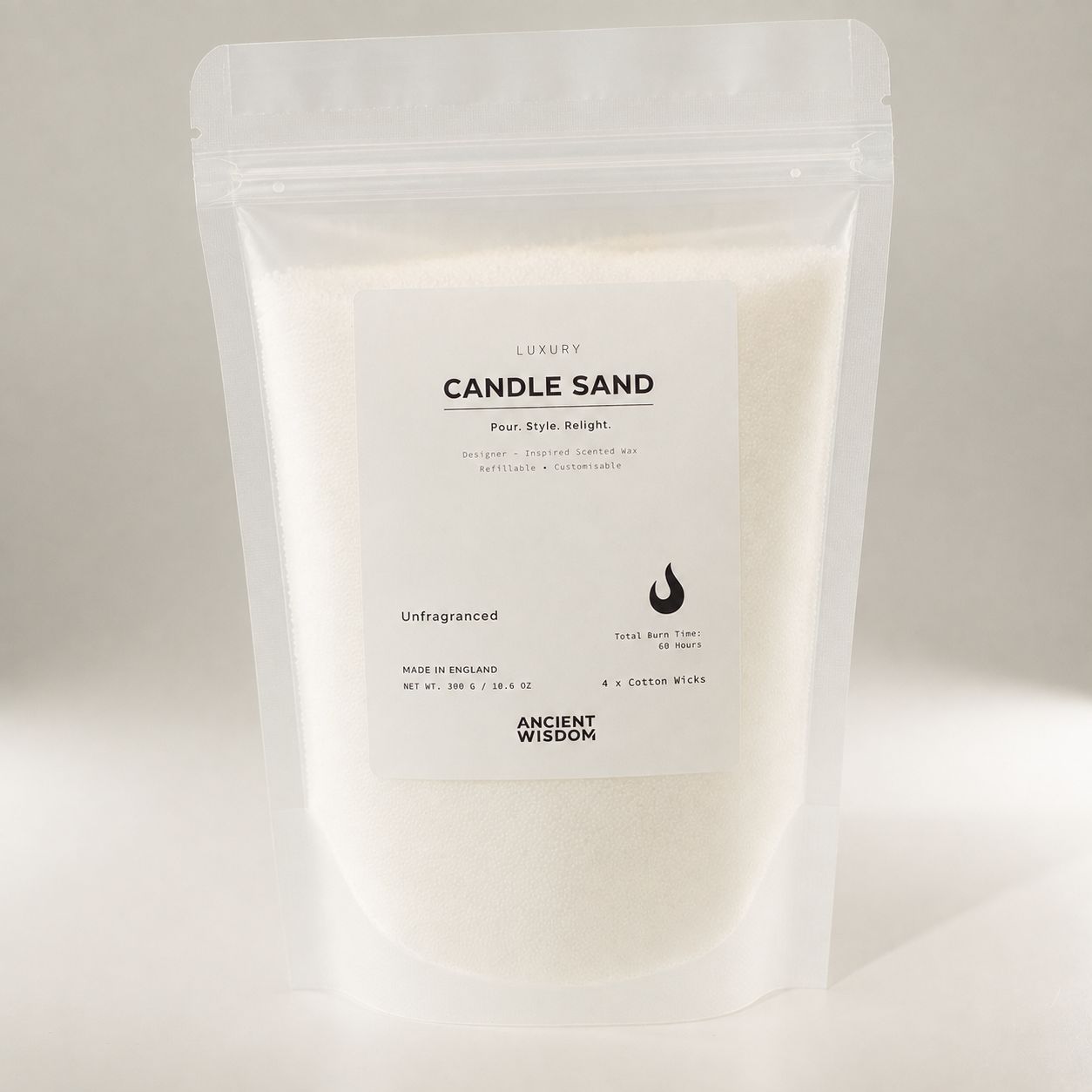 Candle Sand – Unfragranced White