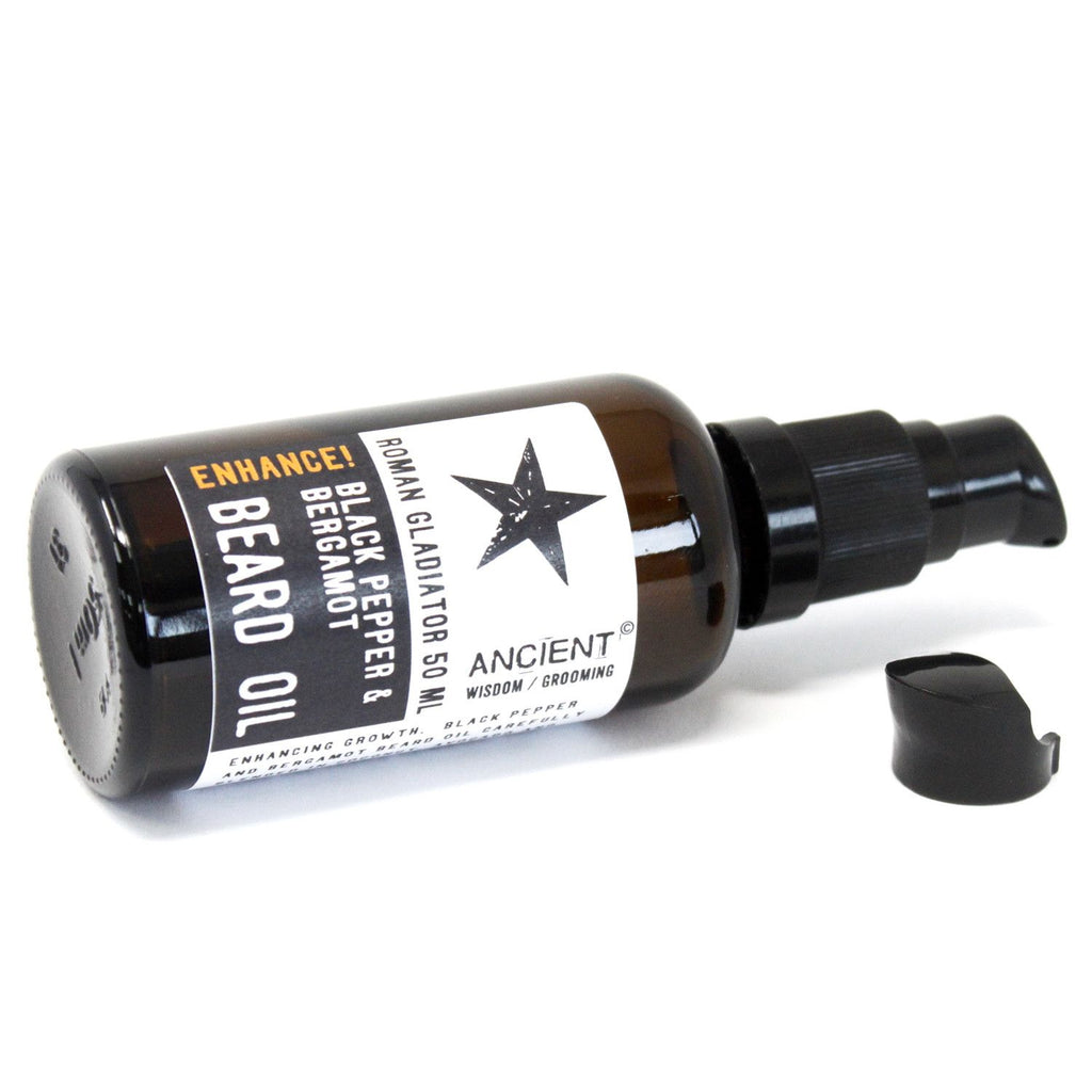 Roman Gladiator Beard Oil – Enhance – 50ml