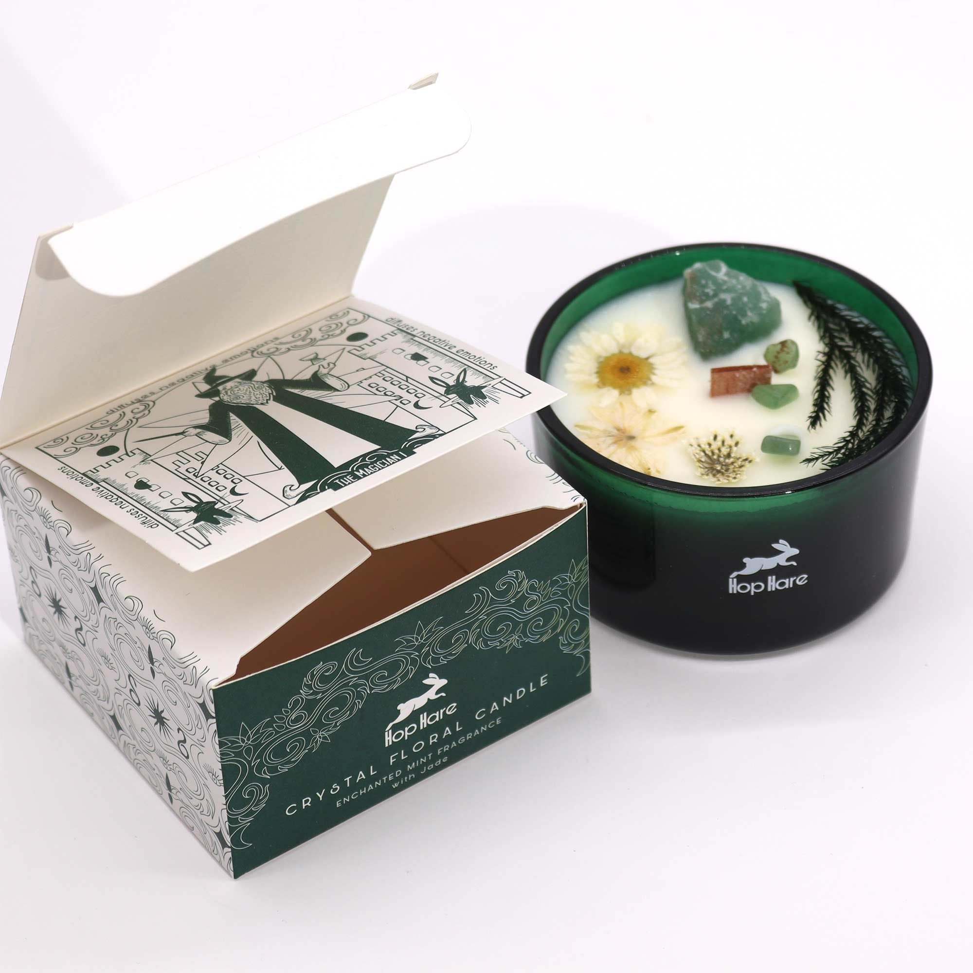 Hop Hare Crystal Magic Flower Candle – The Magician