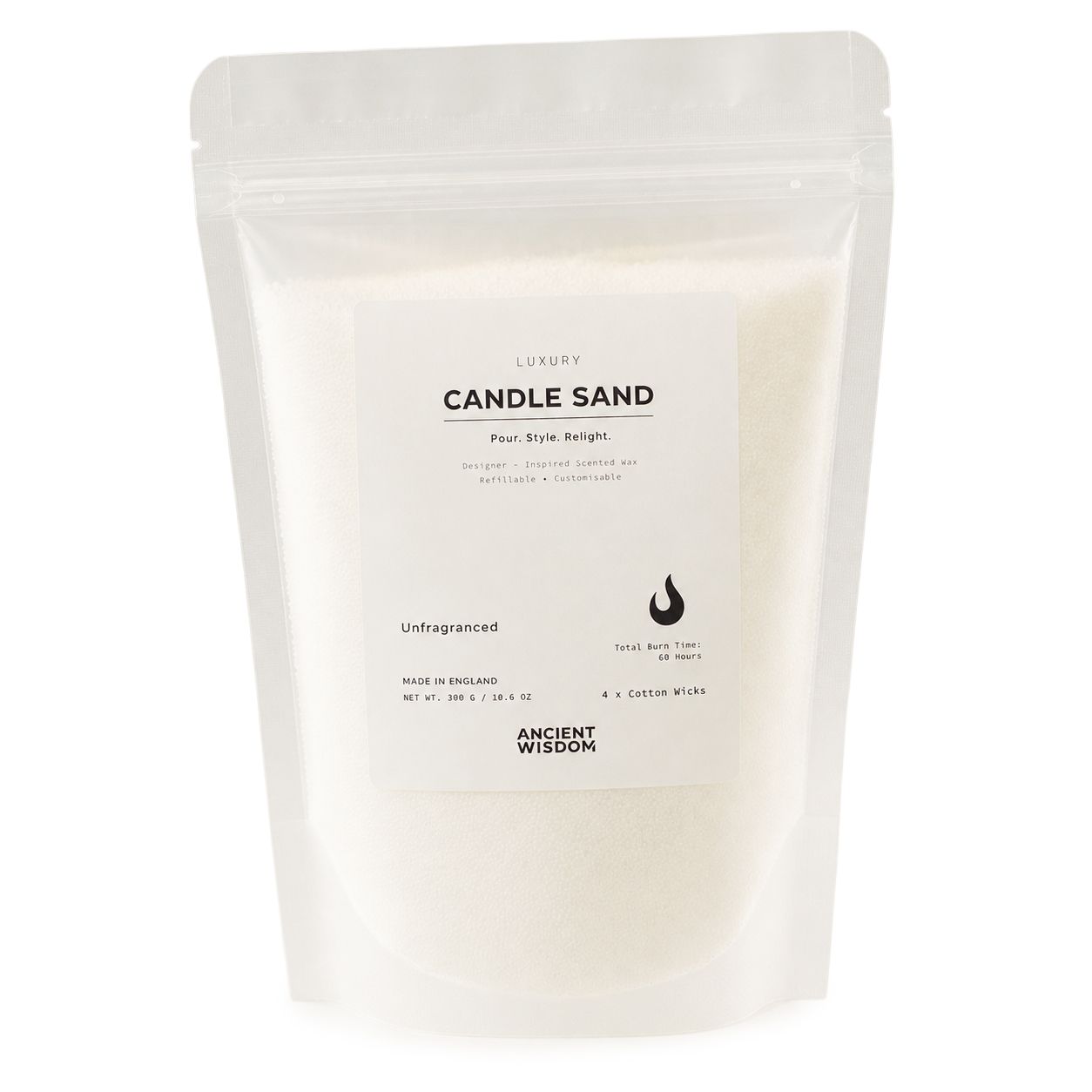 Candle Sand – Unfragranced White