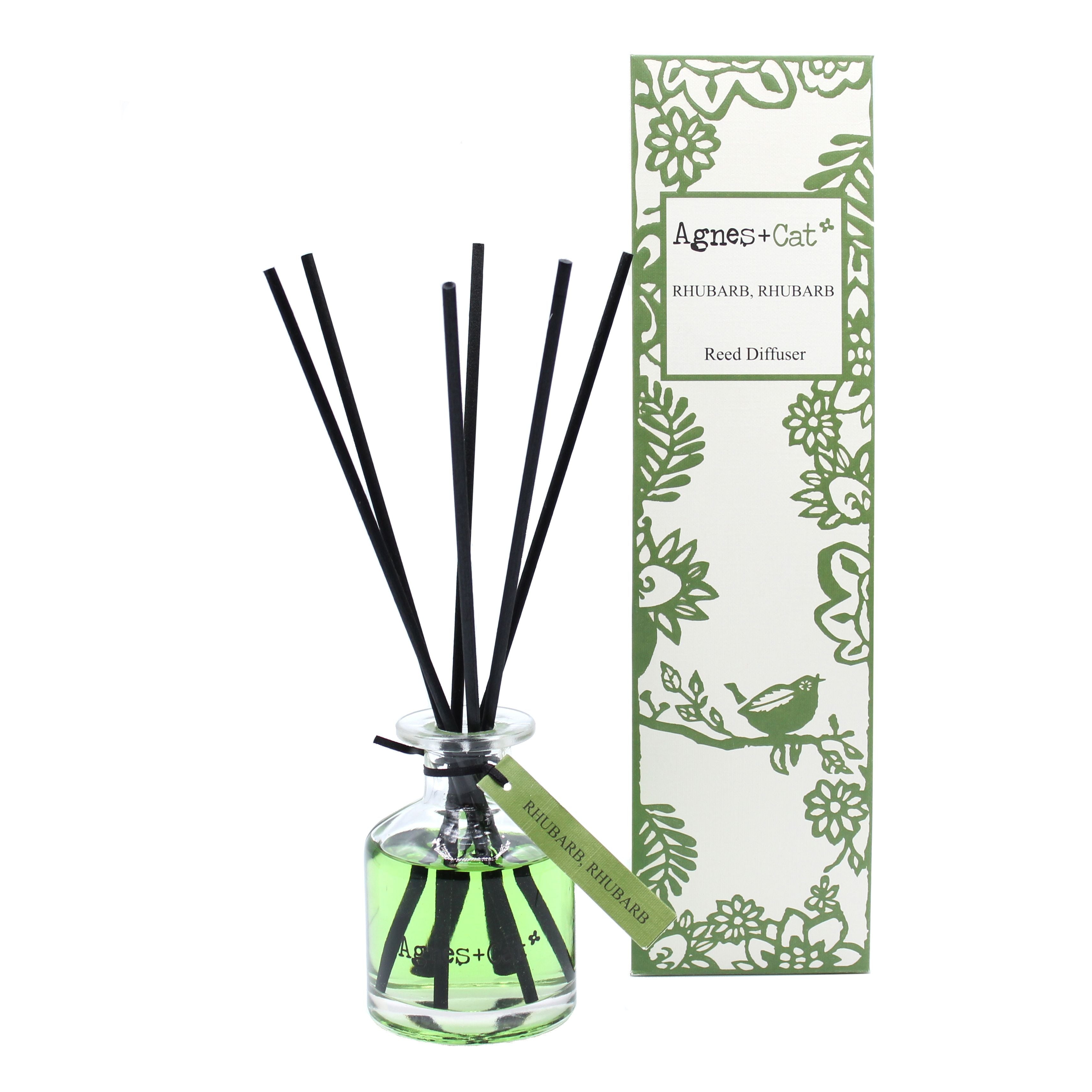 Agnes + Cat 140ml Reed Diffuser – Rhubarb Rhubarb