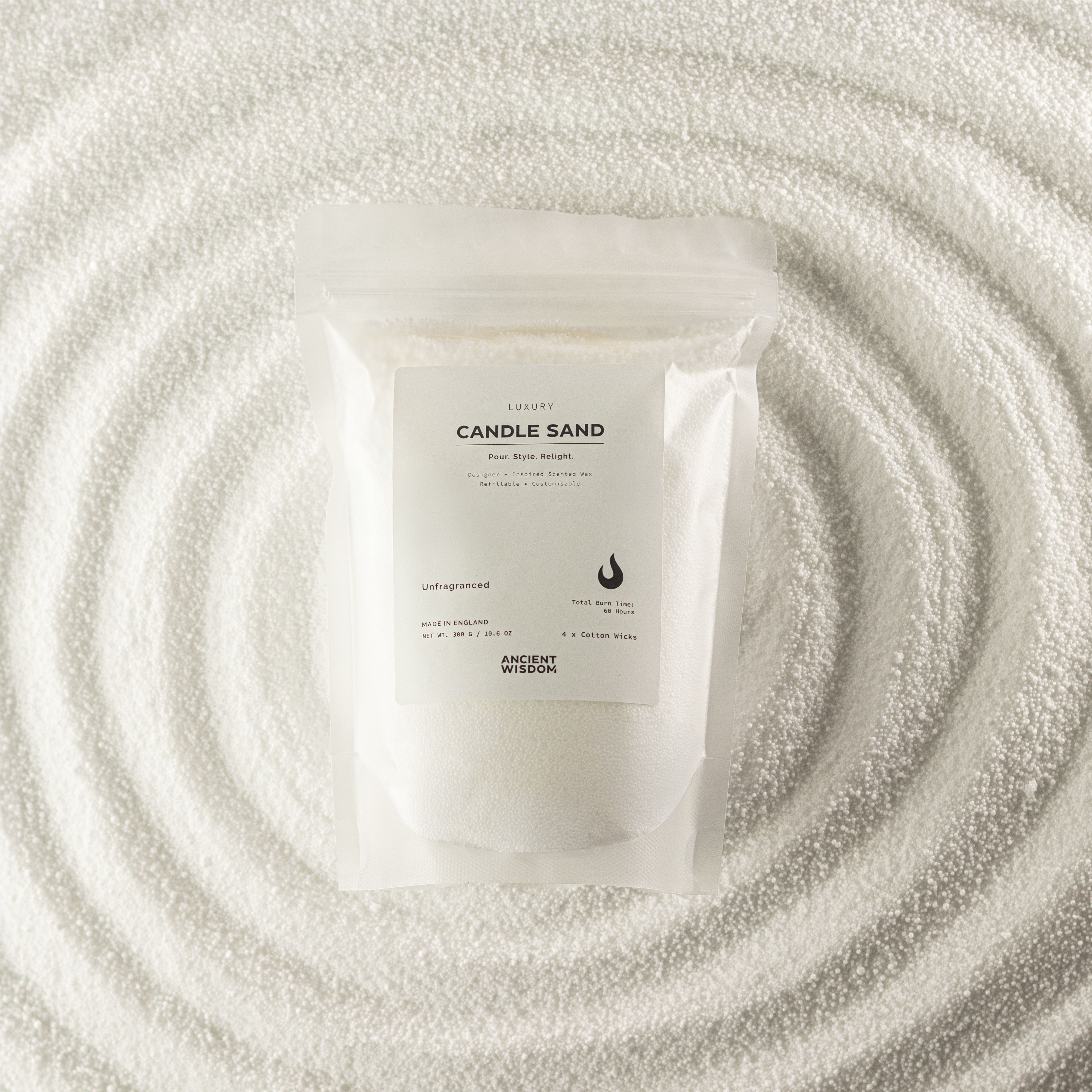 Candle Sand – Unfragranced White