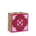 Hop Hare Small Enamelled Square Box - Heart & Cupid