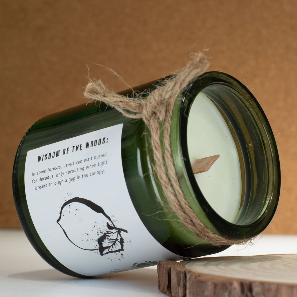 Greenman Woodwick Soy Candle – Cedar Citrus