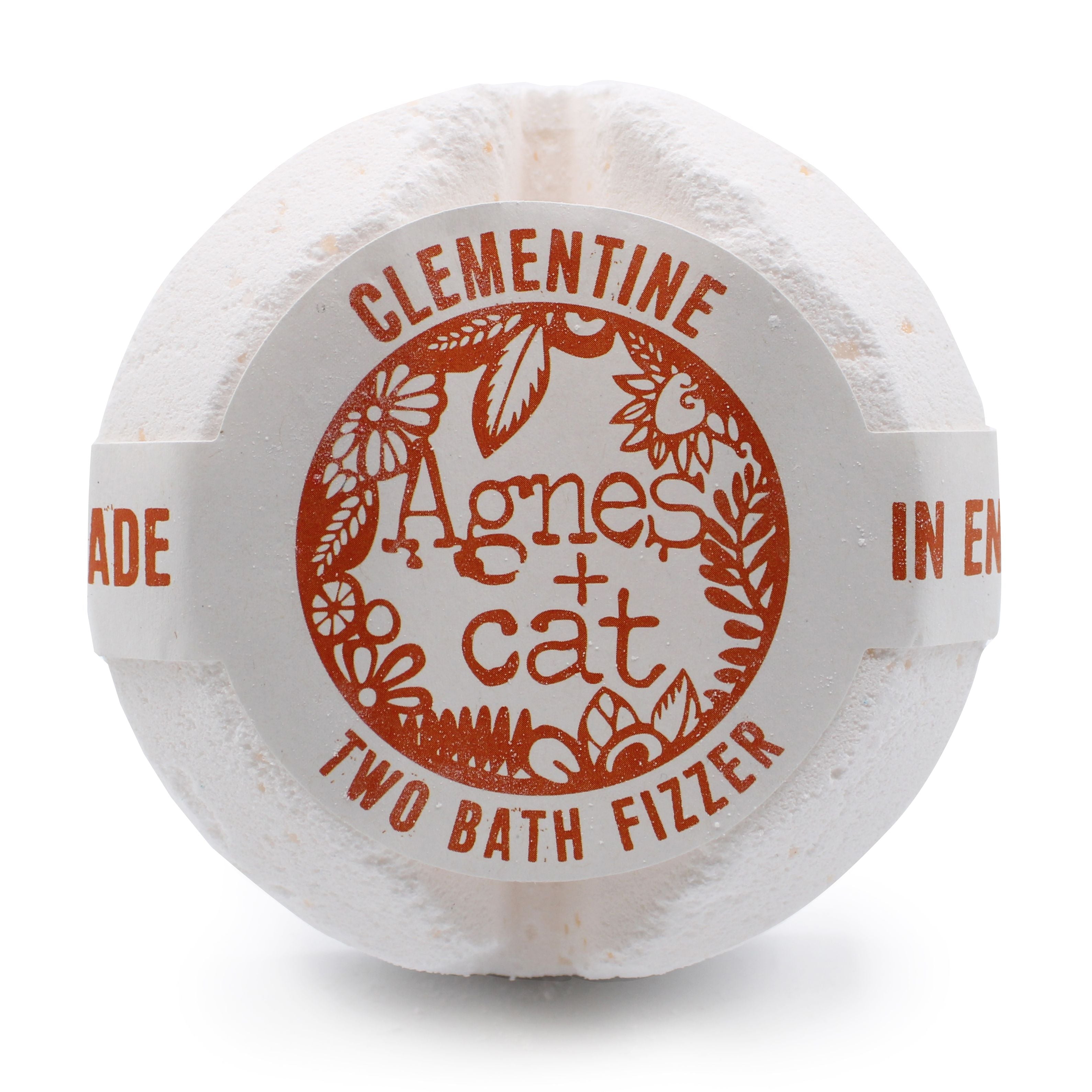 Agnes + Cat Bath Fizzer – Clementine
