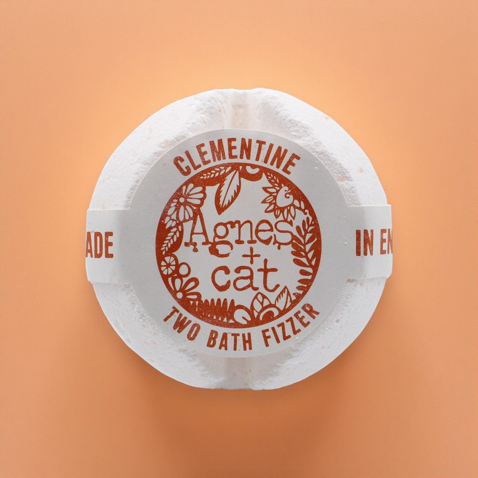 Agnes + Cat Bath Fizzer – Clementine