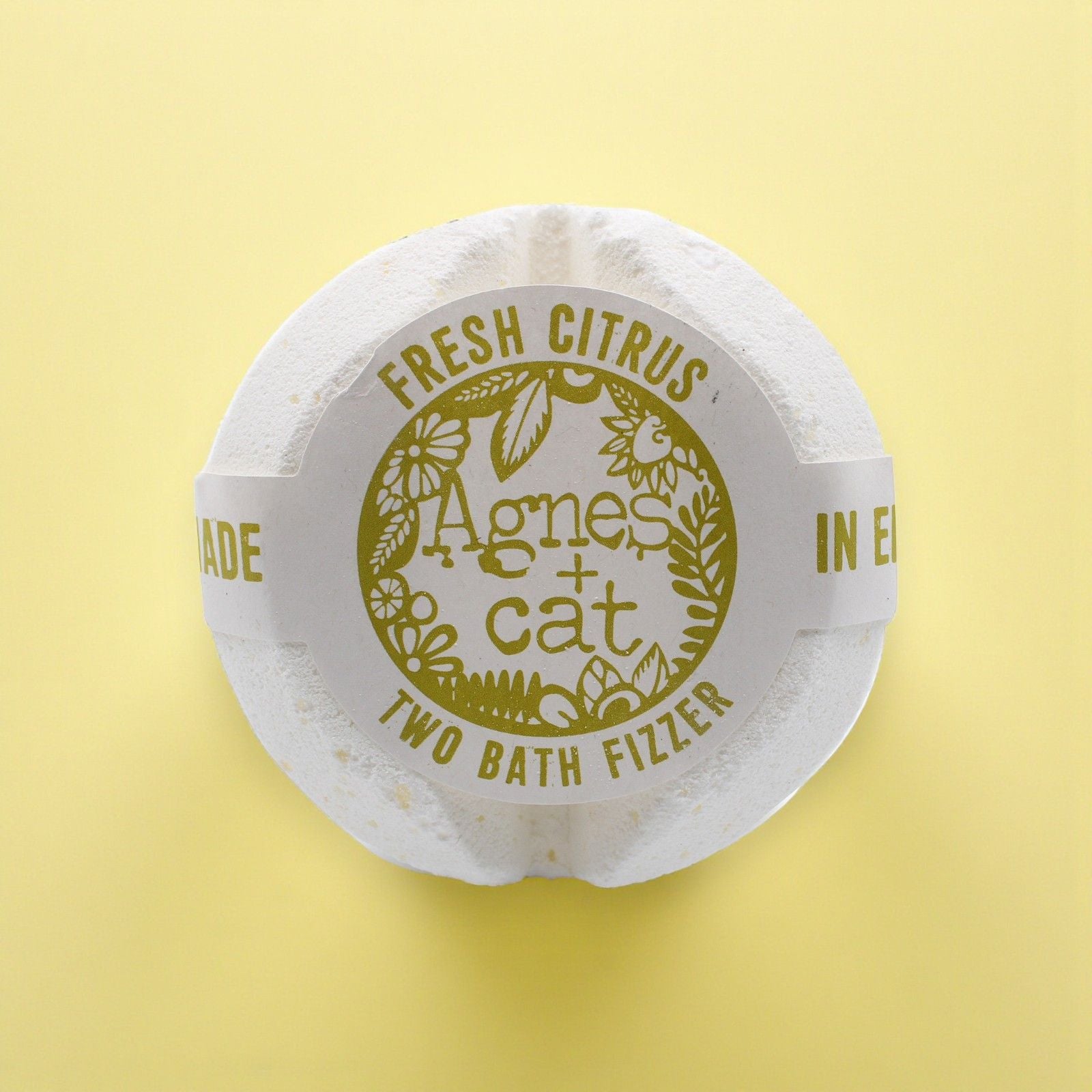 Agnes + Cat Bath Fizzer – Fresh Citrus