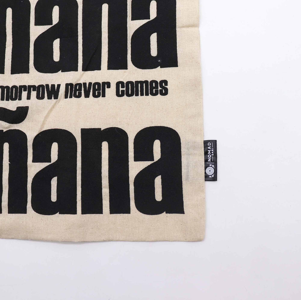 Nomad Sari Iconic Basic Tote Bag - Mañana Mañana - Natural 4oz