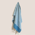 Cotton Pareo Throw - 100x180cm - Sky Blue
