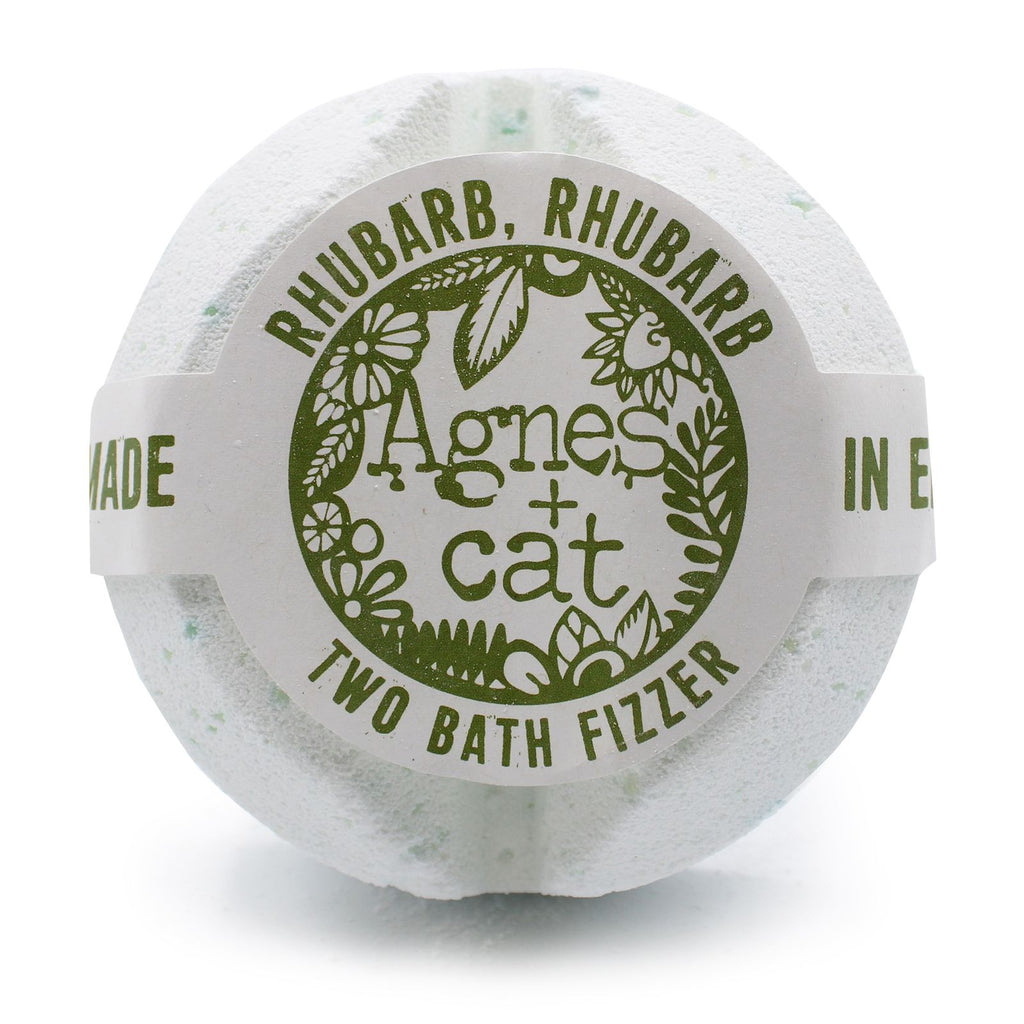 Agnes + Cat Bath Fizzer – Rhubarb Rhubarb