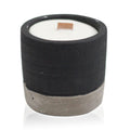 Concrete Wood Wick Candle – Brandy Butter (Small)