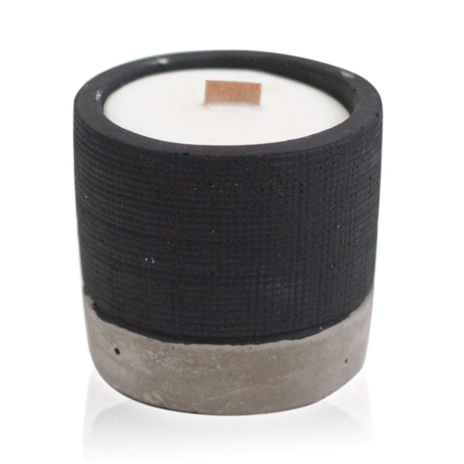 Concrete Wood Wick Candle – Brandy Butter (Small)